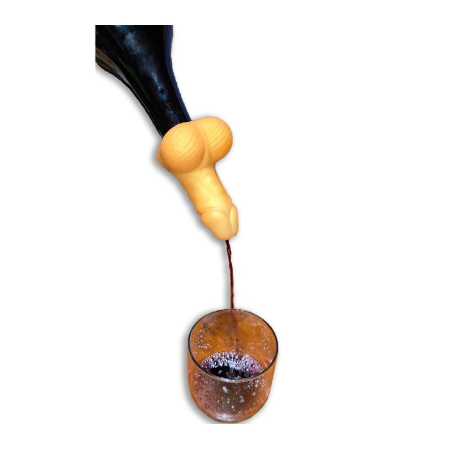 DIABLO PICANTE - GOLDEN PENIS WINE DECANTER